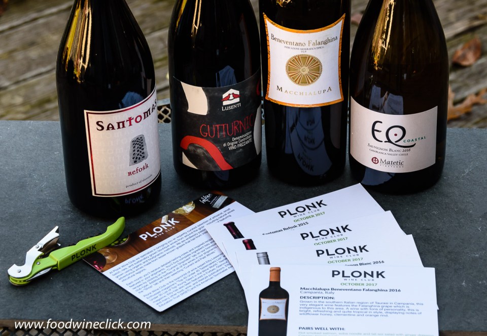 Plonk wine club wines