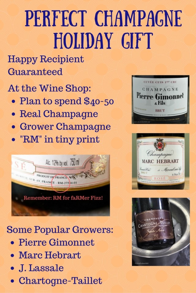 Perfect Holiday Champagne Gift Advice at www.foodwineclick.com