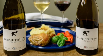 Two Shepherds with Roast Chicken at www.foodwineclick.com