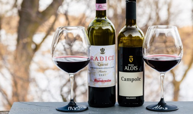 Mastroberardino "Radici" Taurasi Riserva and Vini Alois "Campole" Aglianico