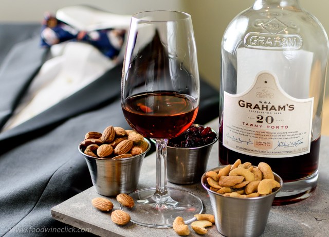 Graham's 20 year tawny port with nuts and dried fruit