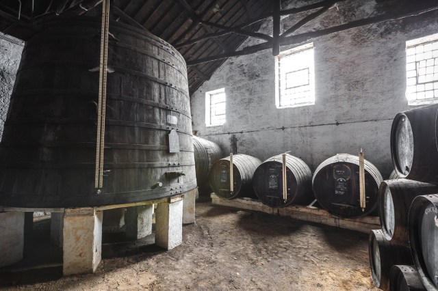 Port aging vessels at Cockburn's Port House