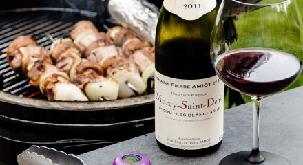 Domaine Pierre Amiot et Fils Morey-Saint-Denis at the grill
