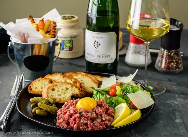 Picpoul de Pinet and Steak Tartare