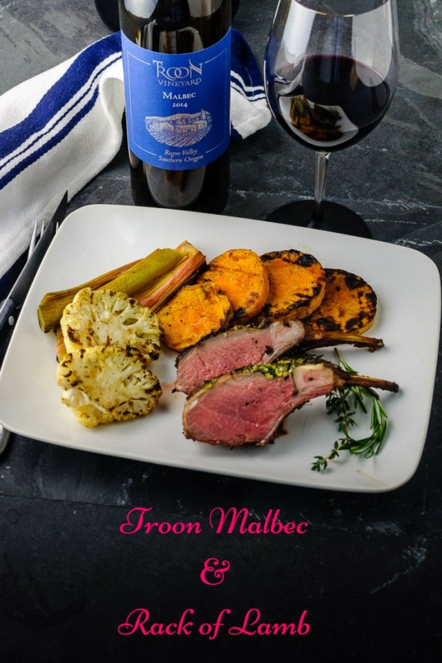 Troon Vineyard Malbec & Rack of Lamb at www.foodwineclick.com