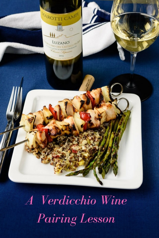 A lesson in wine pairing with Verdicchio at www.foodwineclick.com