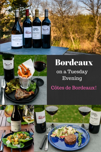 Côtes de Bordeaux for your Tuesday evening dinner at www.foodwineclick.com