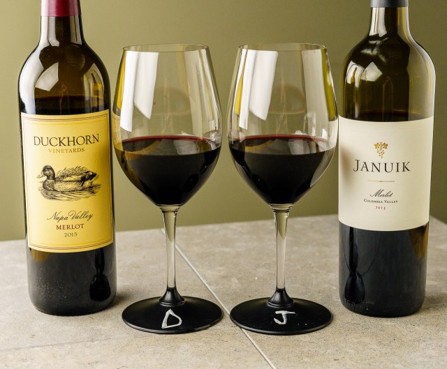 Duckhorn Napa Valley Merlot and Januik Columbia Valley Merlot