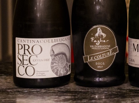 Prosecco wine labels