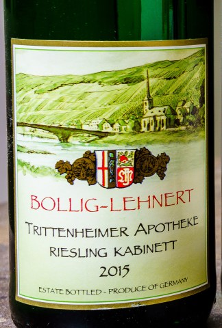 Bollig-Lehnert Riesling label