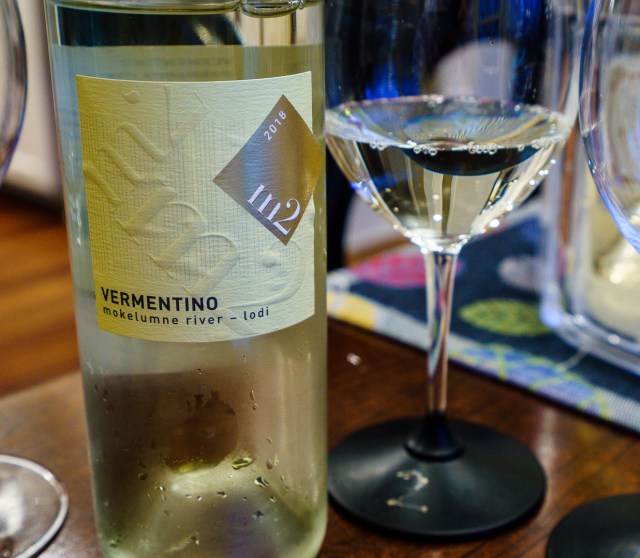 M2 Wines Vermentino white wine, Mokelumne River, Lodi 2018