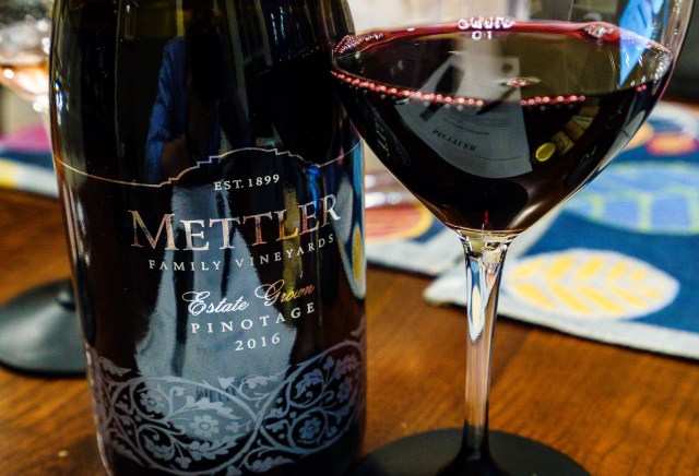 Mettler Family Vineyards Estate Grown Pinotage red wine from Lodi California2016